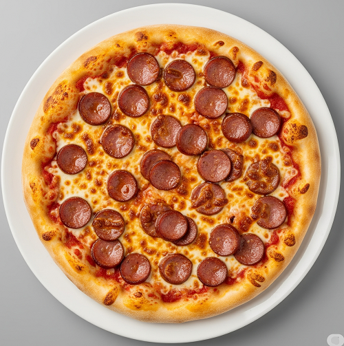 Cheese & Smoked Sausage Pizza 