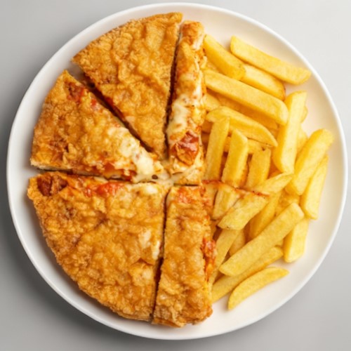 1/2 Spicy Chicken Pizza Crunch 