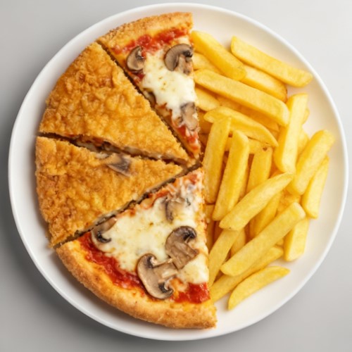 1/2 Mushroom Pizza Crunch 